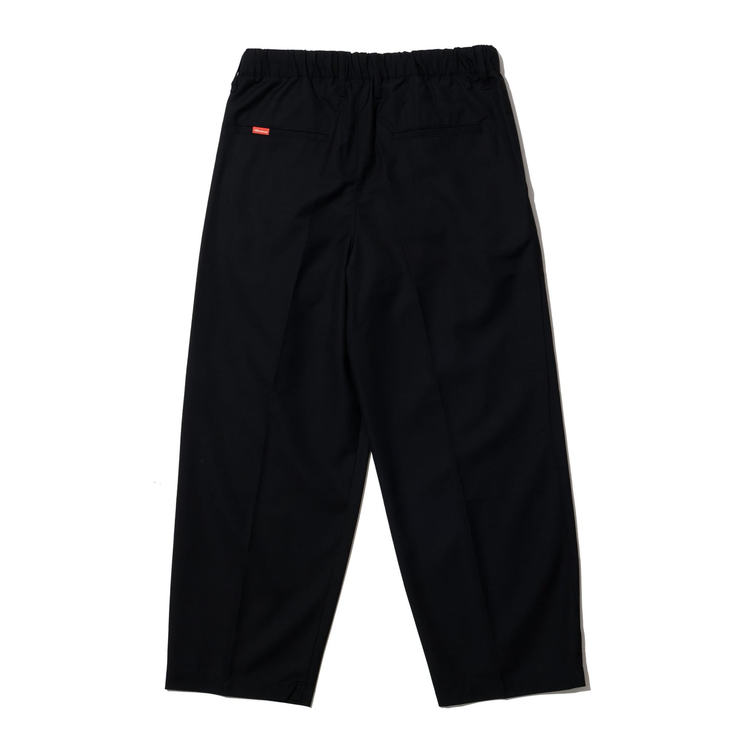 ALLENWOOD TWO TUCK SLACKS BLACK