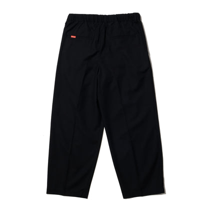 ALLENWOOD TWO TUCK SLACKS BLACK
