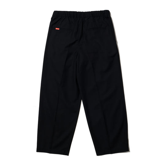 ALLENWOOD TWO TUCK SLACKS BLACK