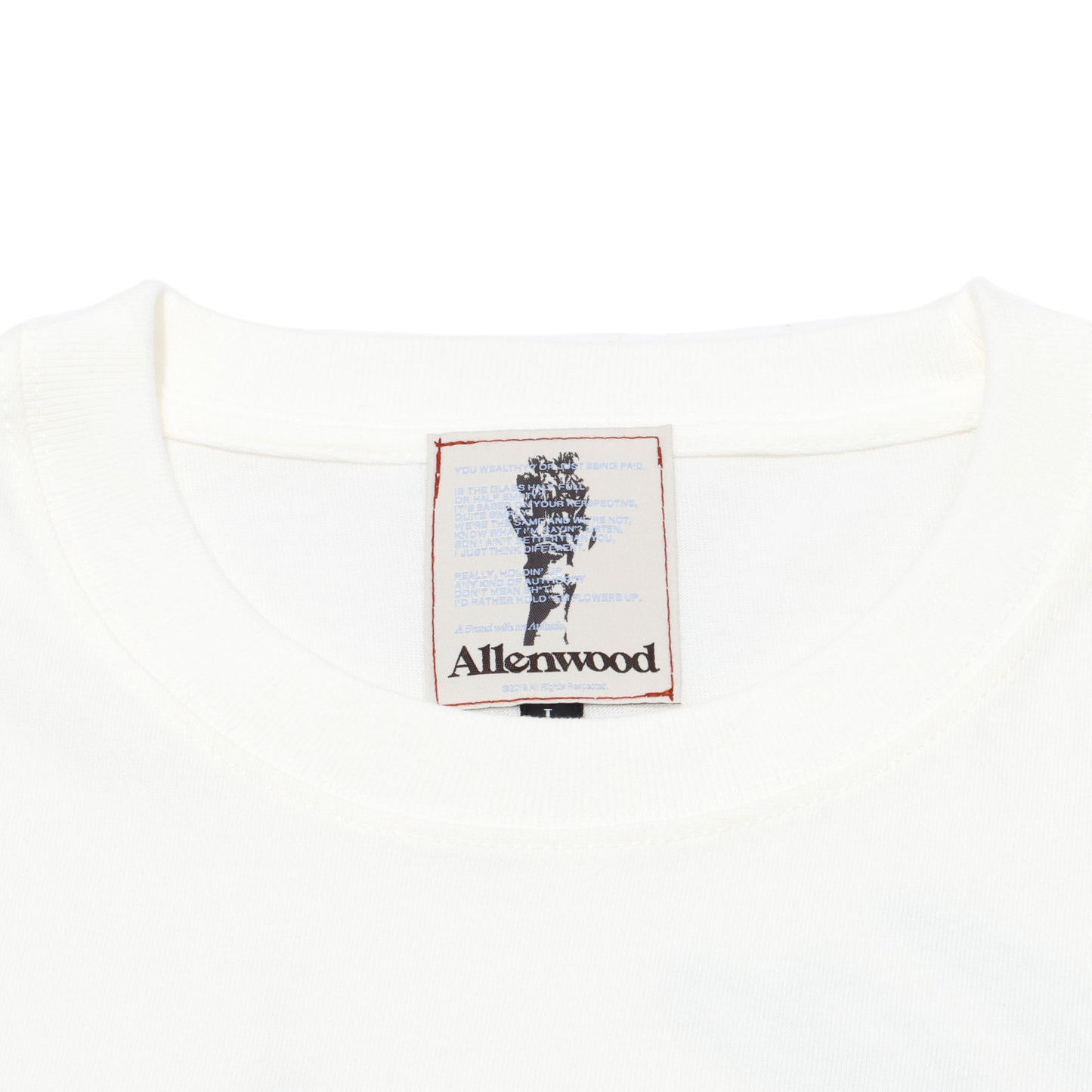 ALLENWOOD "HOME" TEE	WHITE