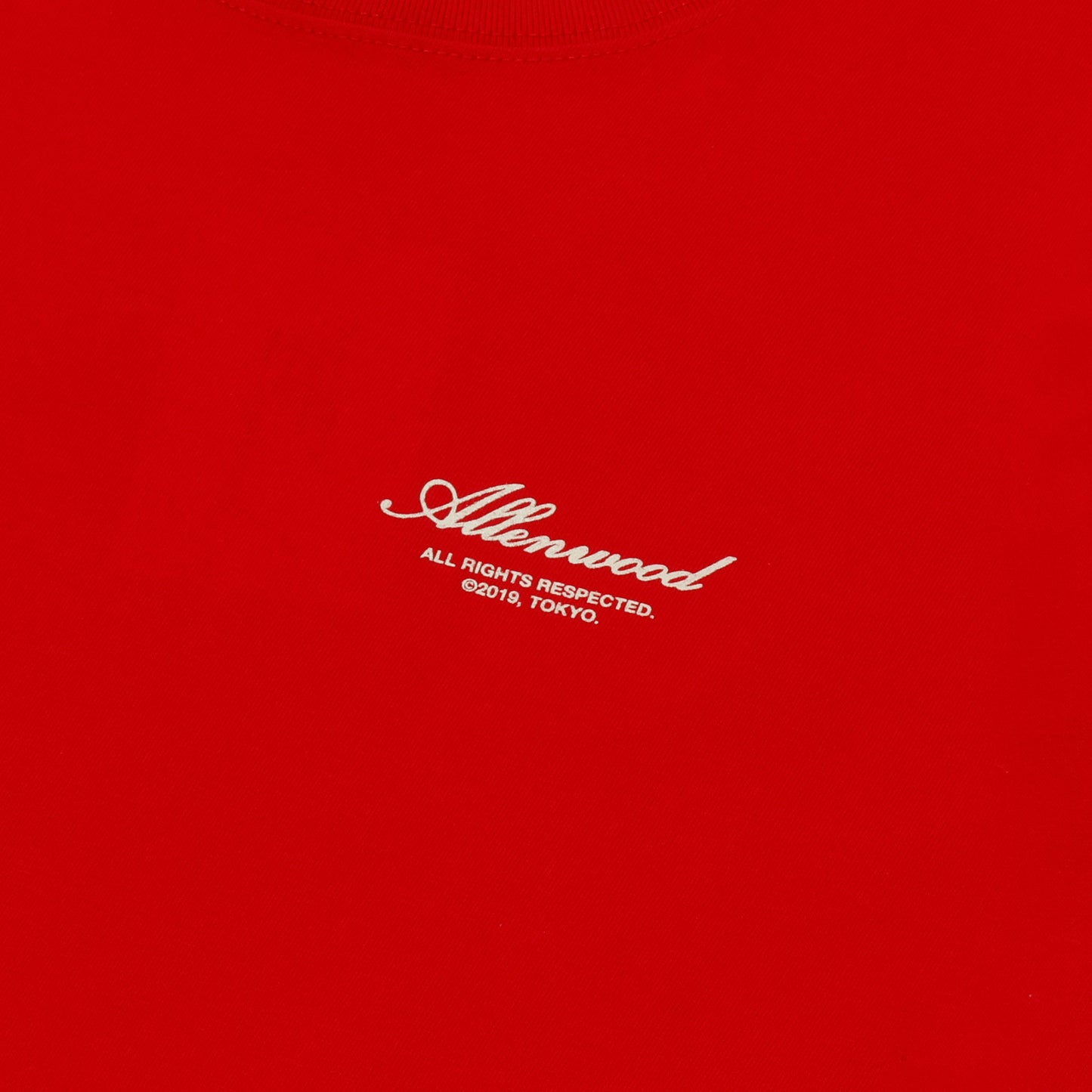 ALLENWOOD "HOME" TEE	RED