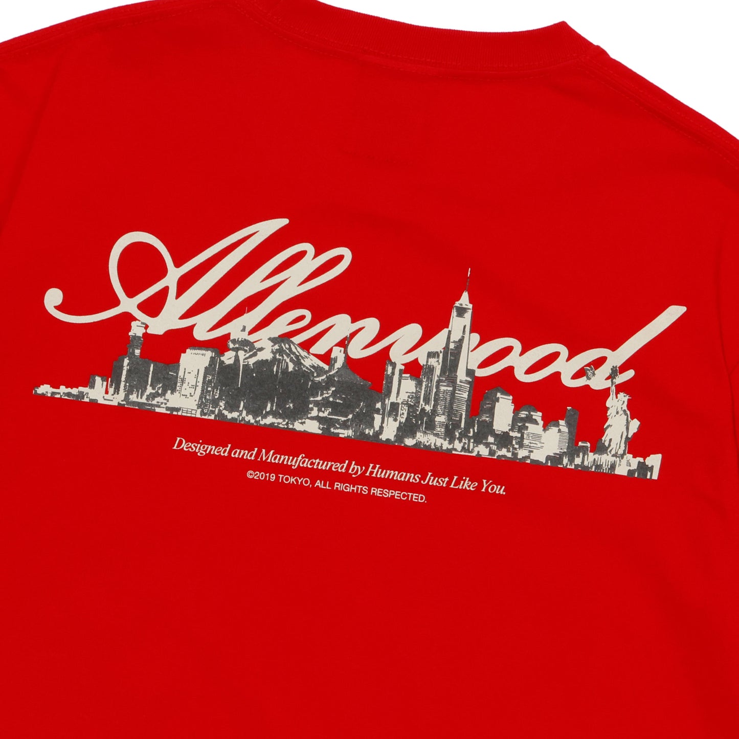 ALLENWOOD "HOME" TEE	RED