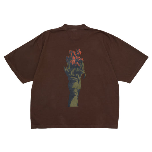 ALLENWOOD F.O.P OVERSIZED TEE BROWN