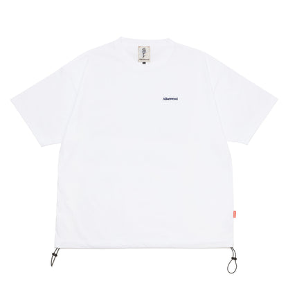 ALLENWOOD LOGO DRAWCORD TEE WHITE