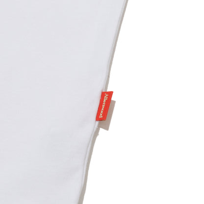 ALLENWOOD LOGO DRAWCORD TEE WHITE