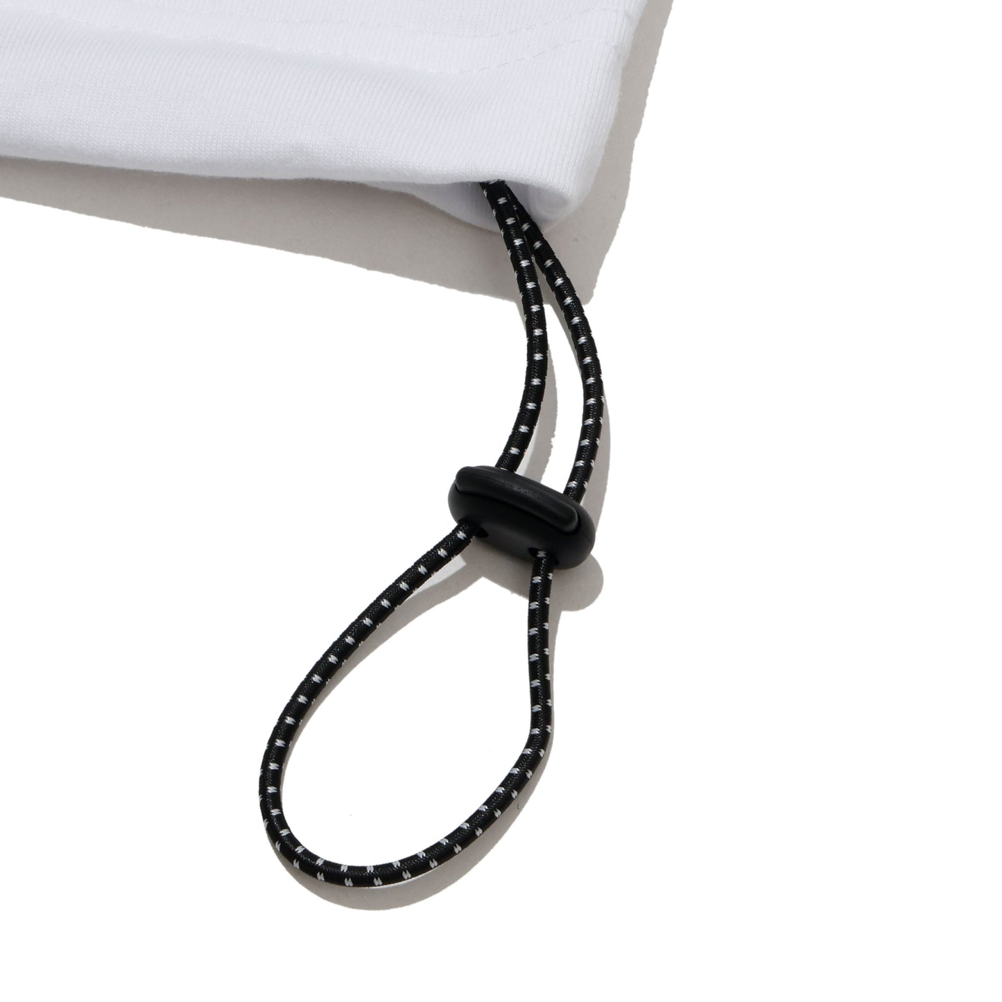 ALLENWOOD LOGO DRAWCORD TEE WHITE