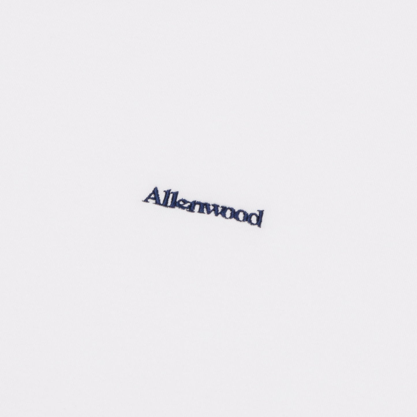 ALLENWOOD LOGO DRAWCORD TEE WHITE