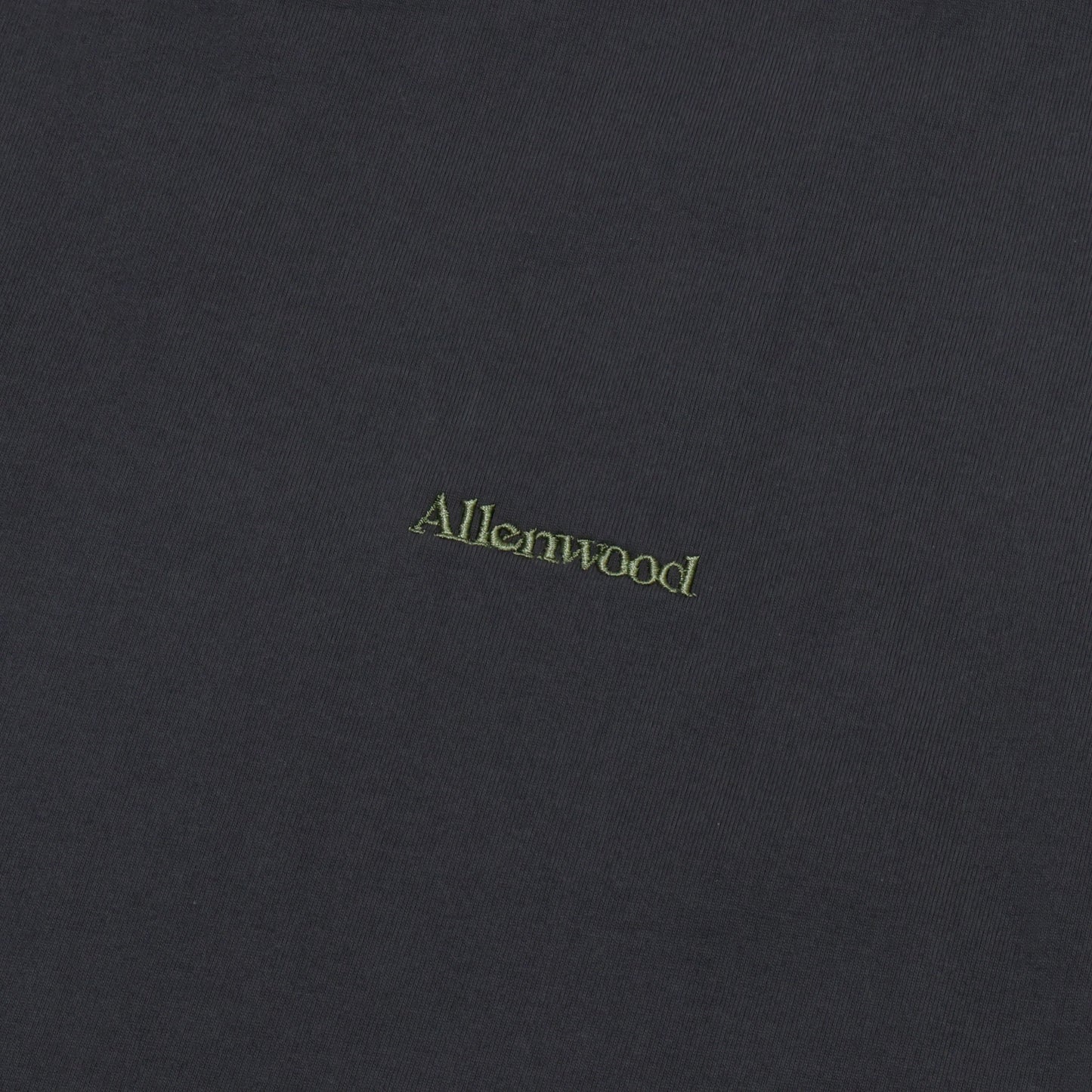 ALLENWOOD LOGO DRAWCORD TEE CHARCOAL