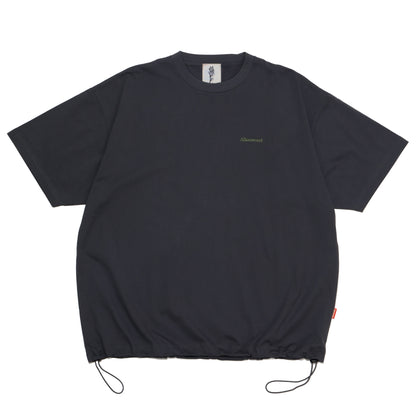 ALLENWOOD LOGO DRAWCORD TEE CHARCOAL