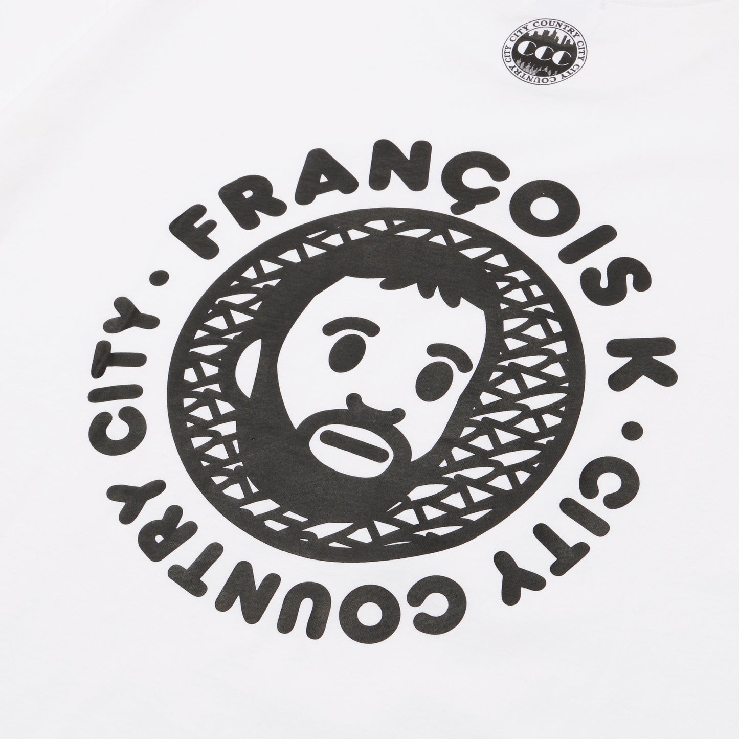 CITY COUNTRY CITY x FRANCOIS K COTTON T-SHIRT WHITE