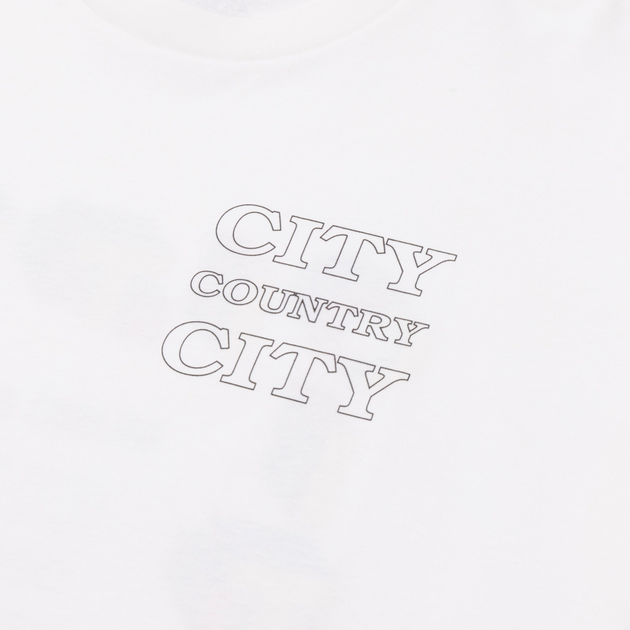 CITY COUNTRY CITY COTTON T-SHIRT CITY C CITY WHITE – PASSOVER