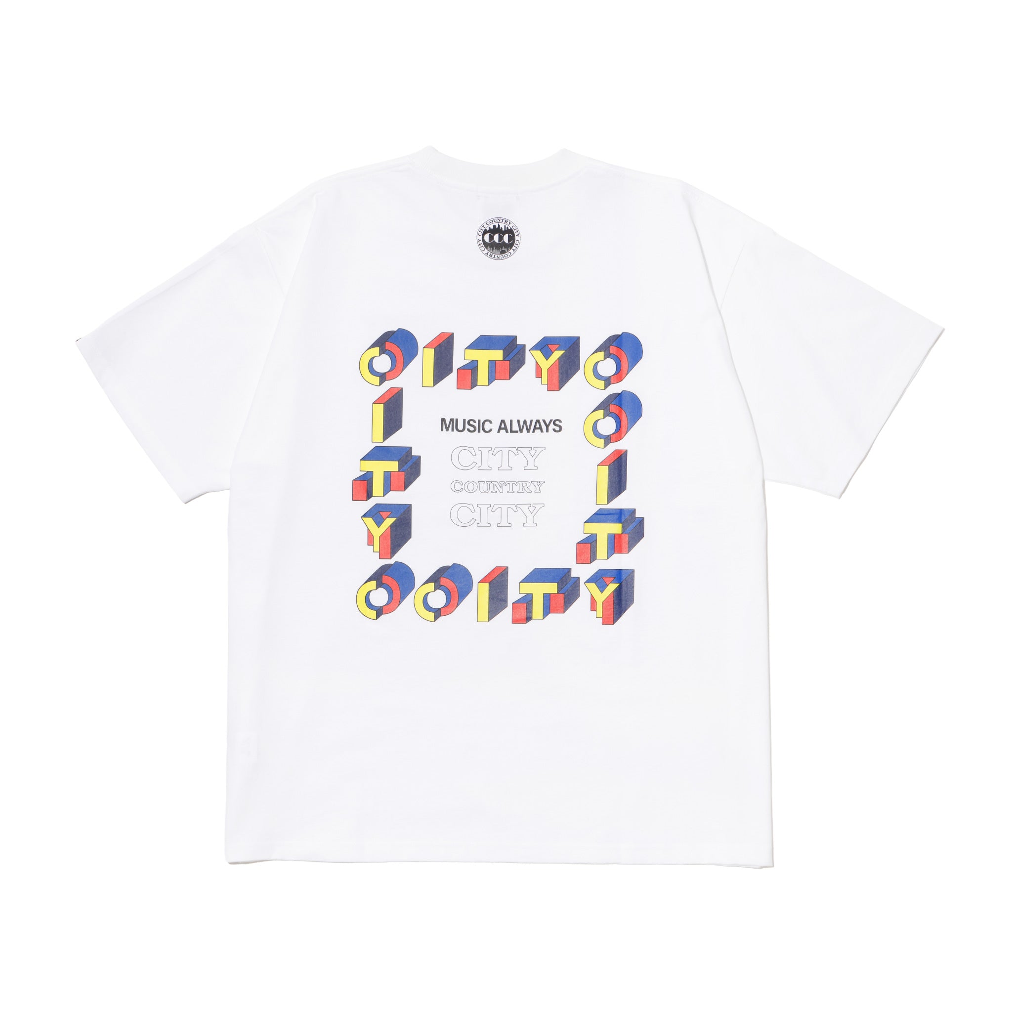 CITY COUNTRY CITY COTTON T-SHIRT CITY C CITY WHITE – PASSOVER