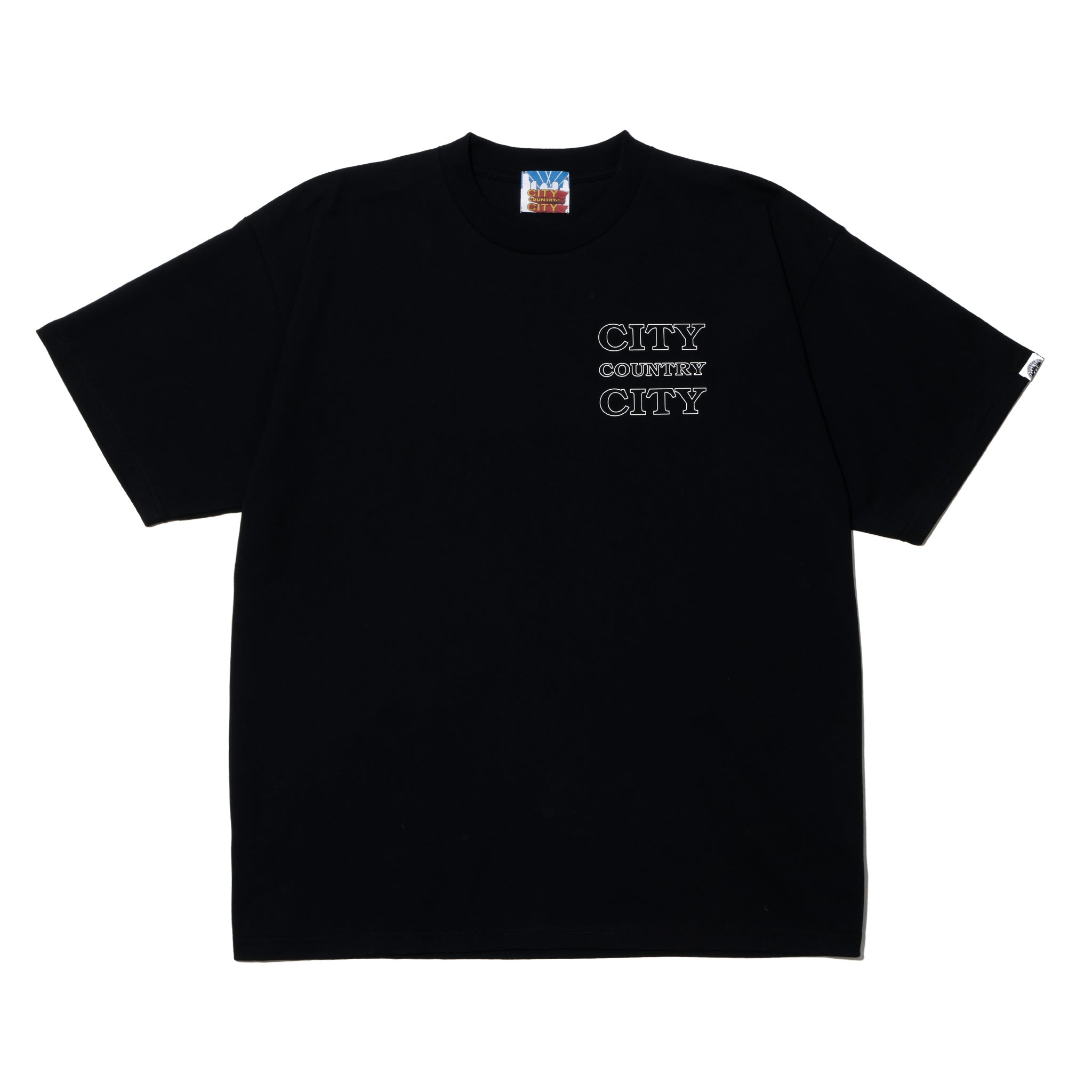 洋楽 303 - City Styles CITY COUNTRY CITY COTTON T-SHIRT CITY C CITY BLACK – PASSOVER