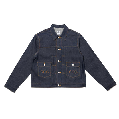 CITY COUNTRY CITY SELVEDGE DENIM JACKET BLUE