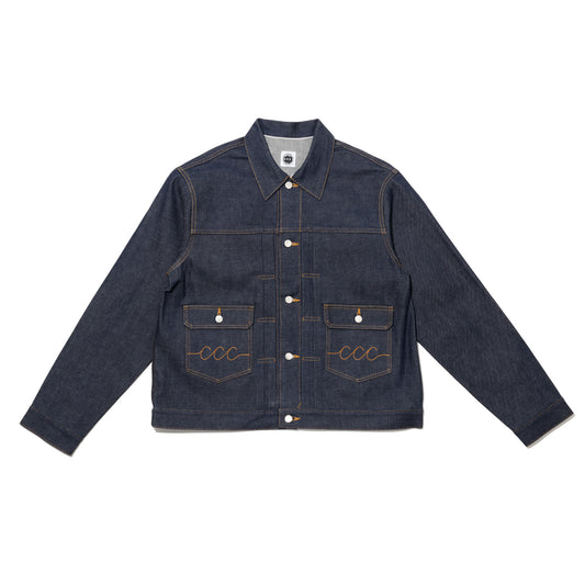 CITY COUNTRY CITY SELVEDGE DENIM JACKET BLUE