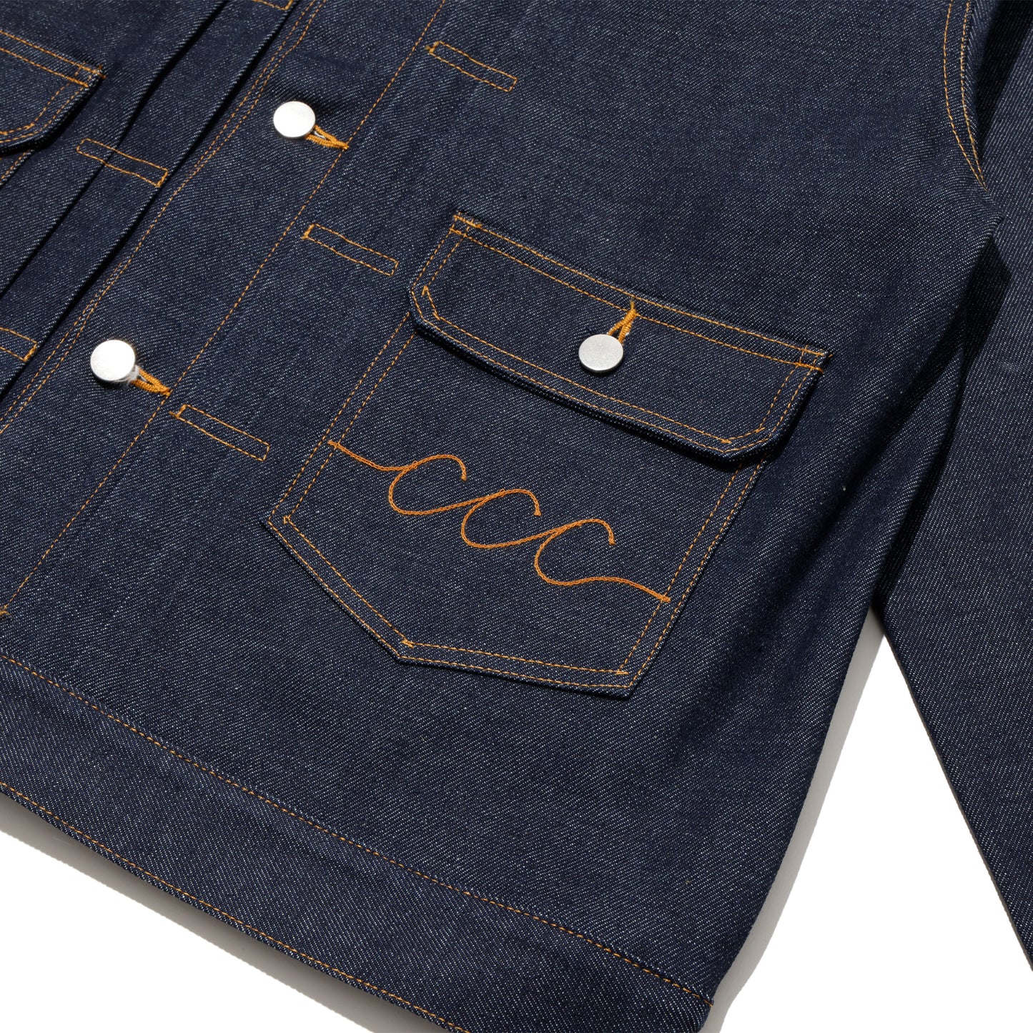 CITY COUNTRY CITY SELVEDGE DENIM JACKET BLUE