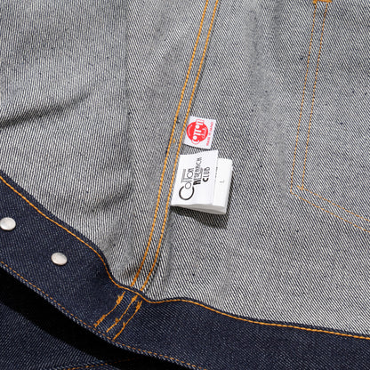 CITY COUNTRY CITY SELVEDGE DENIM JACKET BLUE