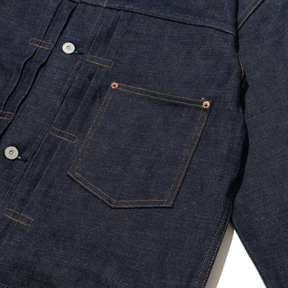 COTTON RESEARCH CLUB SELVEDGE INDIGO DENIM JACKET