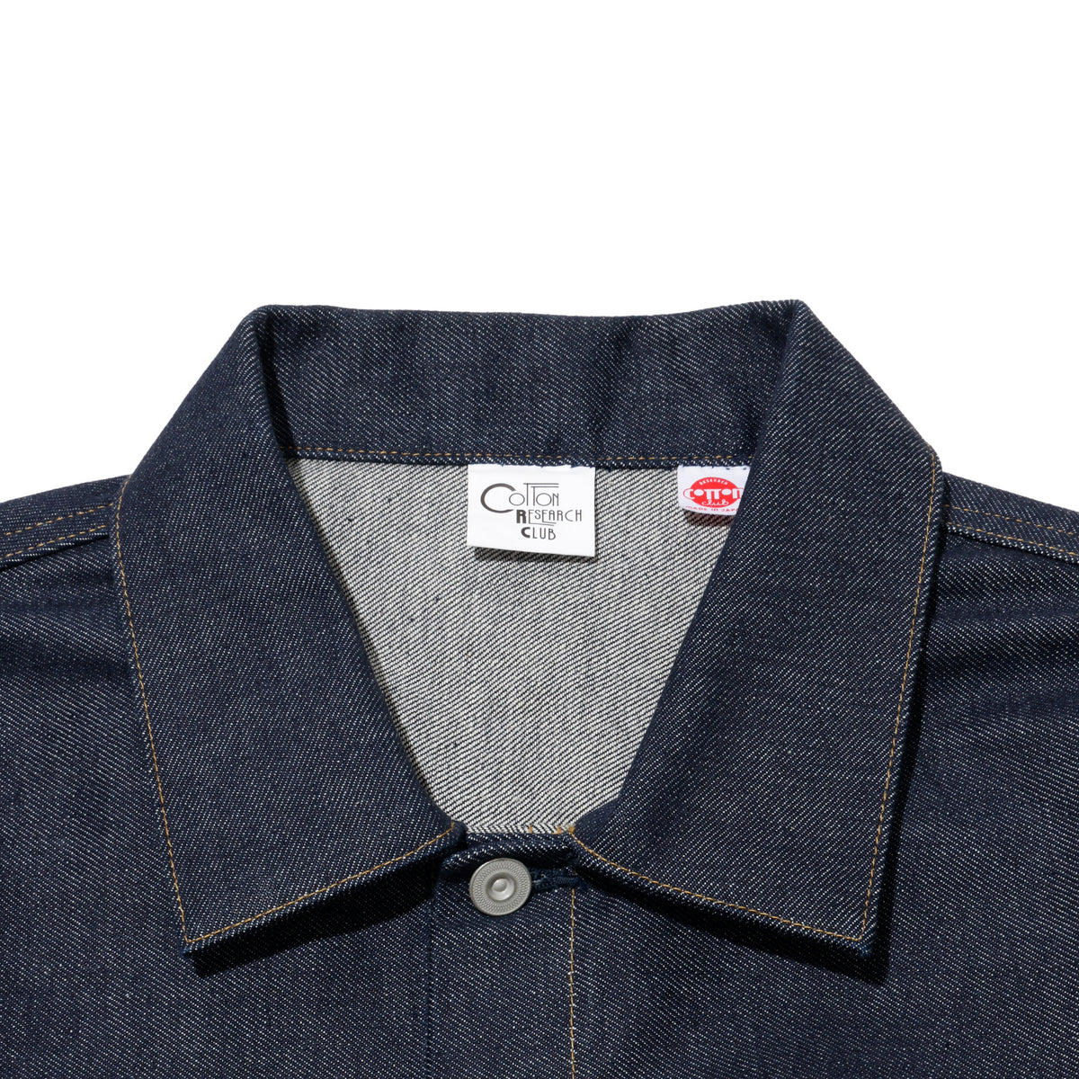 COTTON RESEARCH CLUB SELVEDGE INDIGO DENIM JACKET