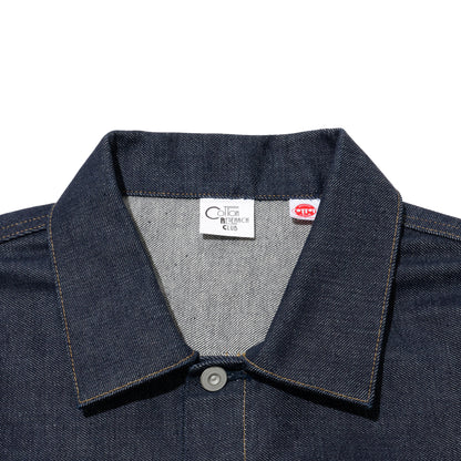 COTTON RESEARCH CLUB SELVEDGE INDIGO DENIM JACKET
