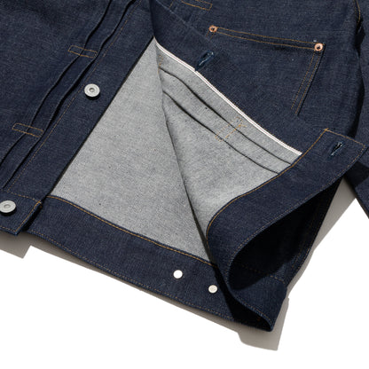 COTTON RESEARCH CLUB SELVEDGE INDIGO DENIM JACKET