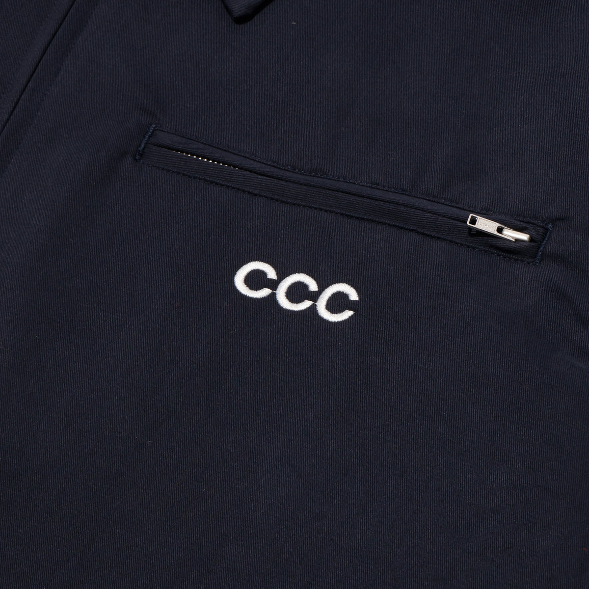 CITY COUNTRY CITY EMBROIDERY LOGO MOLSKIN BLOUSON NAVY