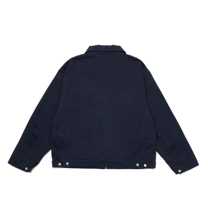 CITY COUNTRY CITY EMBROIDERY LOGO MOLSKIN BLOUSON NAVY