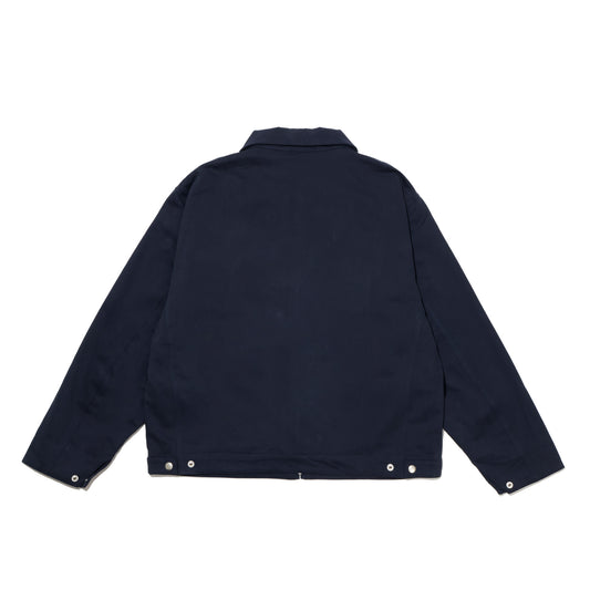 CITY COUNTRY CITY EMBROIDERY LOGO MOLSKIN BLOUSON NAVY