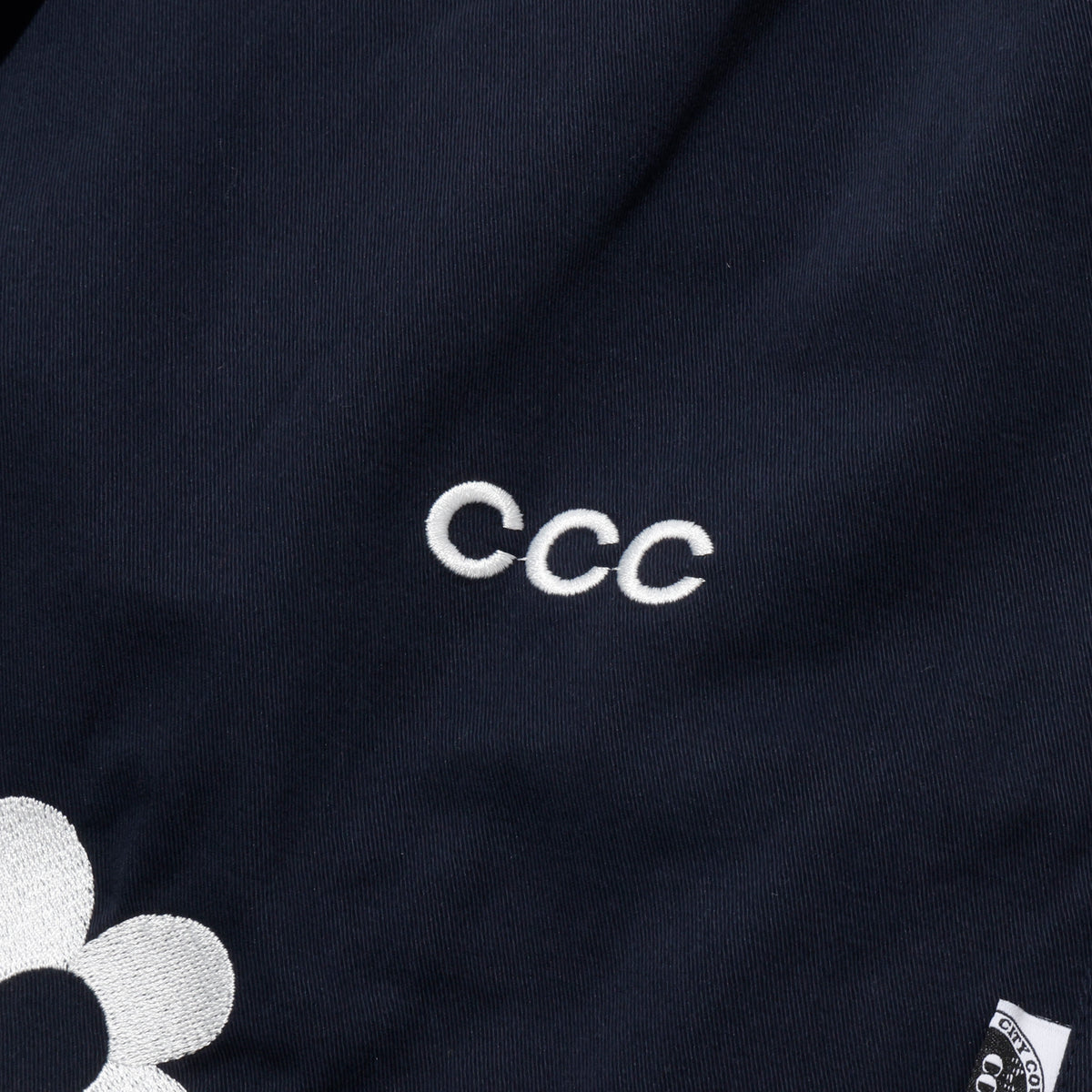 CITY COUNTRY CITY EMBROIDERY LOGO MOLSKIN EASY PANTS NAVY