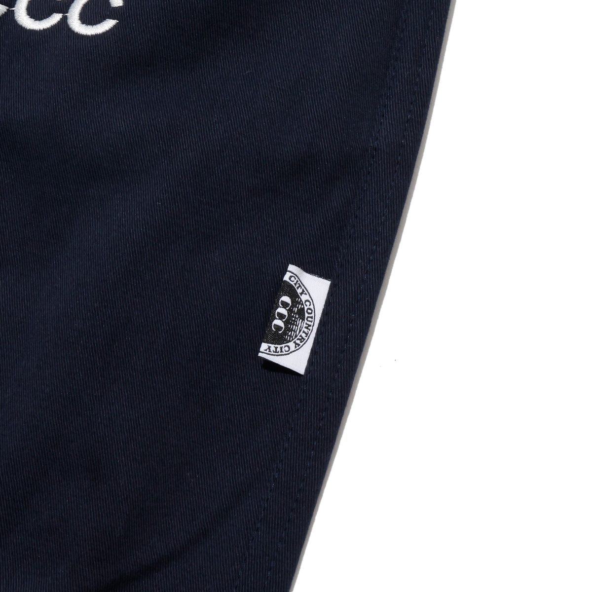 CITY COUNTRY CITY EMBROIDERY LOGO MOLSKIN EASY PANTS NAVY