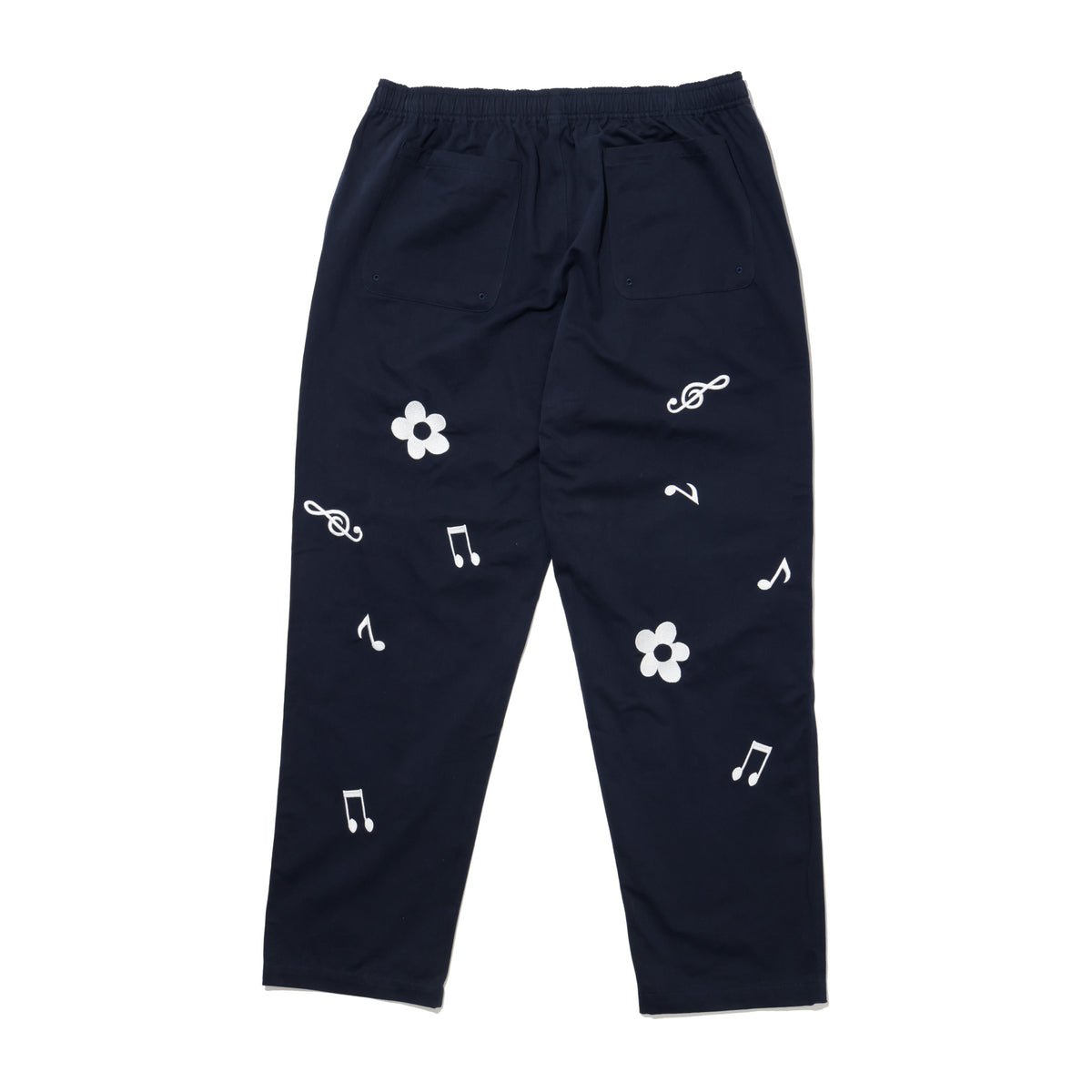 CITY COUNTRY CITY EMBROIDERY LOGO MOLSKIN EASY PANTS NAVY