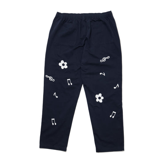 CITY COUNTRY CITY EMBROIDERY LOGO MOLSKIN EASY PANTS NAVY