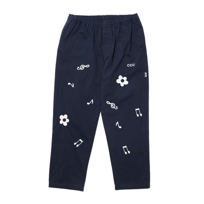 CITY COUNTRY CITY EMBROIDERY LOGO MOLSKIN EASY PANTS NAVY
