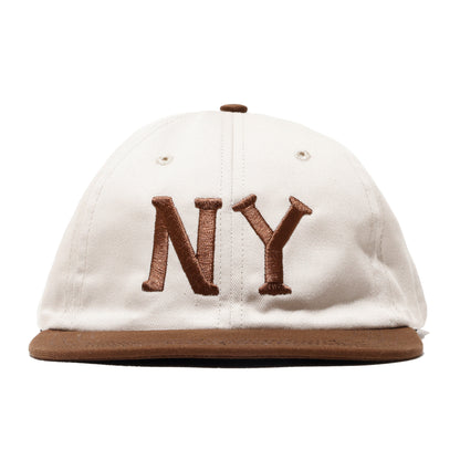 COOPERSTOWN BALLCAP	NYBY 1936 LOGO 2 TONE CAP STONE/BROWN