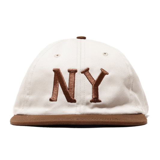 COOPERSTOWN BALLCAP	NYBY 1936 LOGO 2 TONE CAP STONE/BROWN