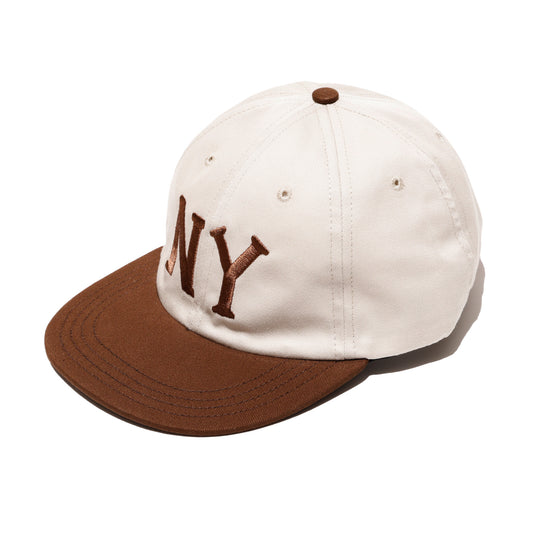 COOPERSTOWN BALLCAP	NYBY 1936 LOGO 2 TONE CAP STONE/BROWN