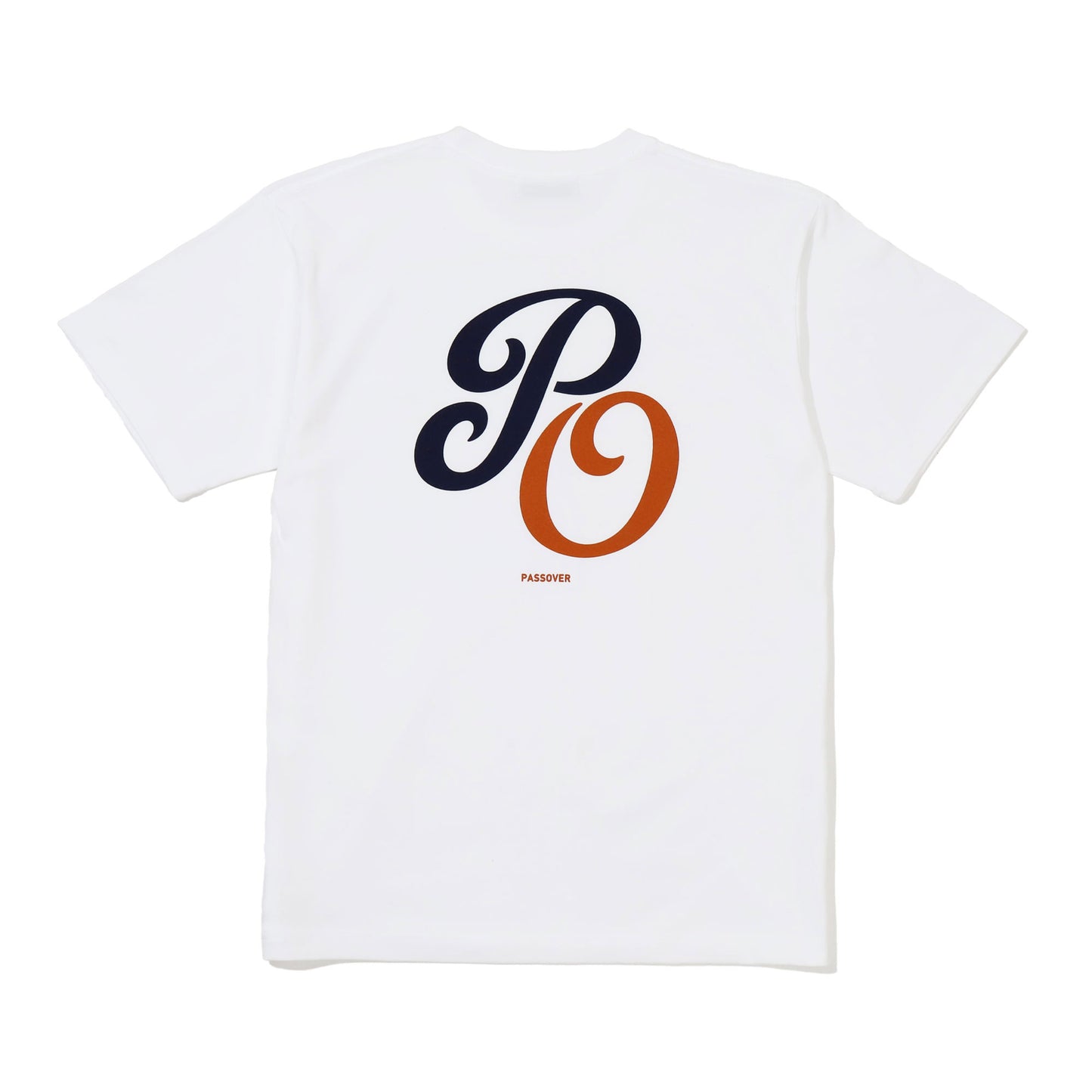 PASSOVER PO TEE  WHITE/NAVY-ORANGE