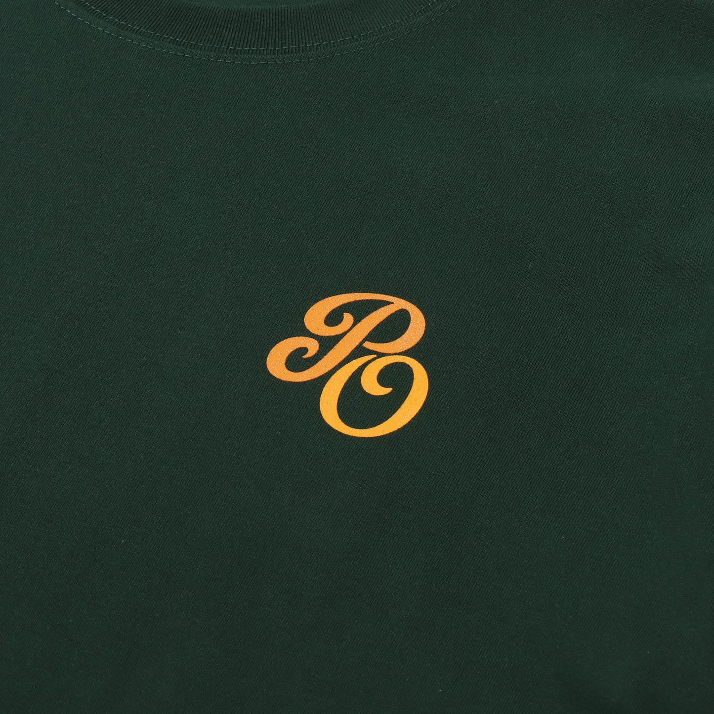 PASSOVER PO TEE  FORESTGREEN/ORANGE-YELLOW