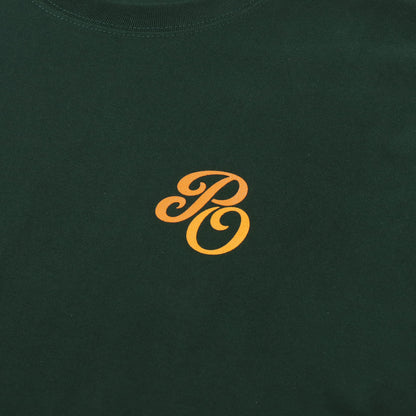 PASSOVER PO TEE  FORESTGREEN/ORANGE-YELLOW