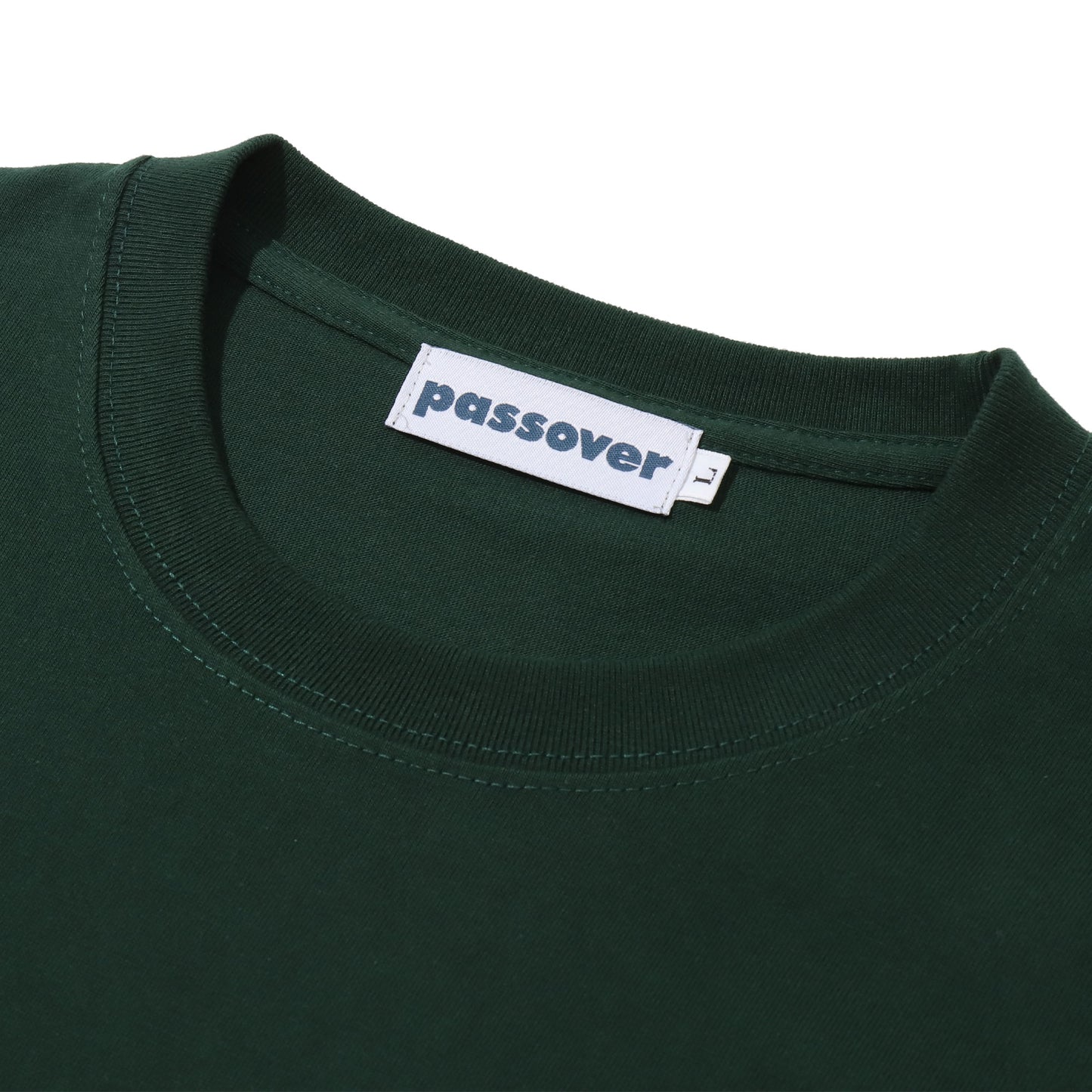 PASSOVER PO TEE  FORESTGREEN/ORANGE-YELLOW