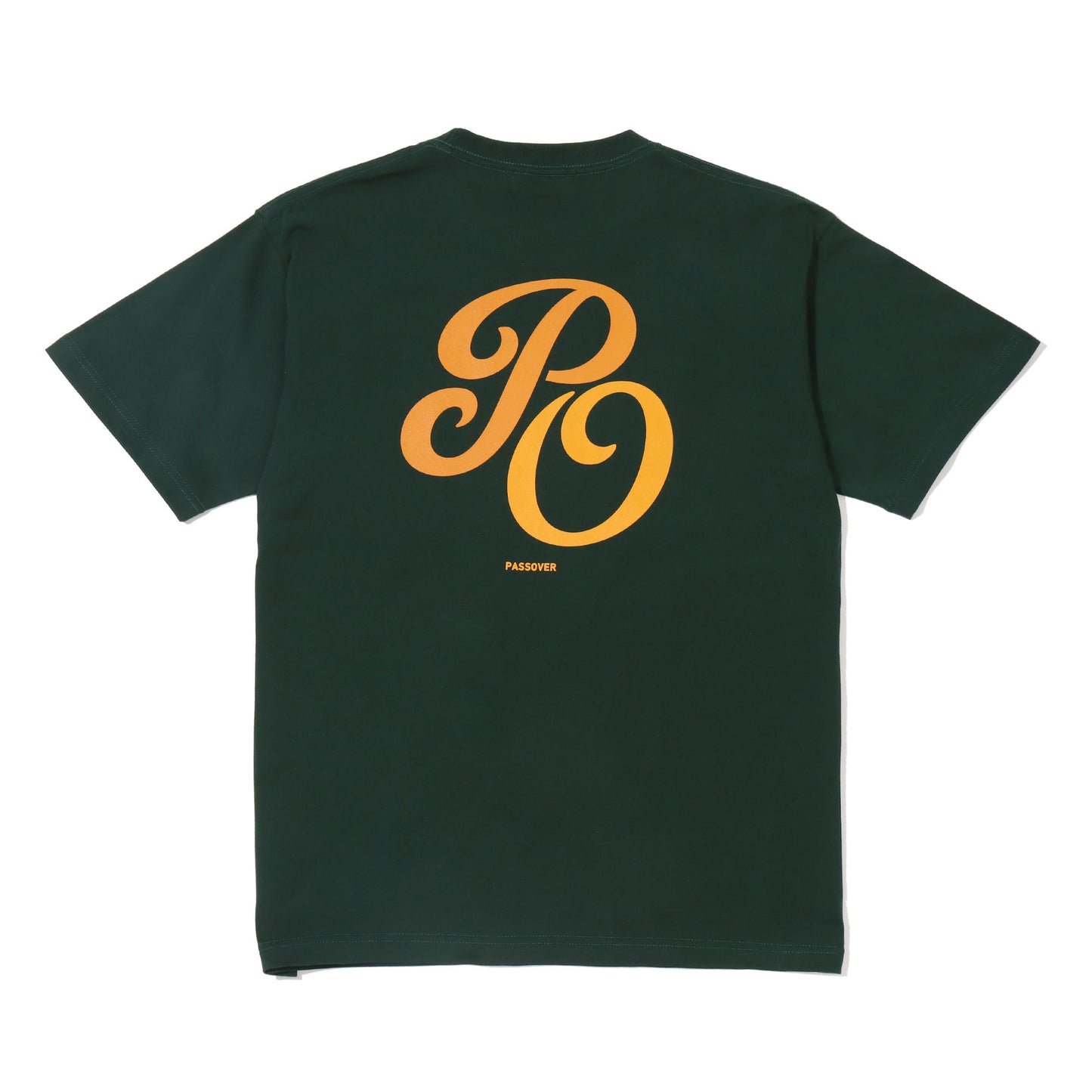 PASSOVER PO TEE  FORESTGREEN/ORANGE-YELLOW