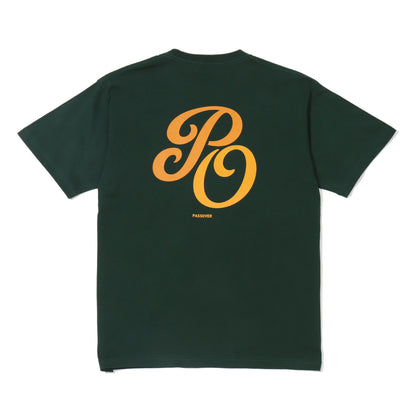 PASSOVER PO TEE  FORESTGREEN/ORANGE-YELLOW
