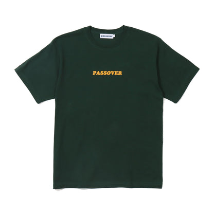 PASSOVER FRONT TEE FORESTGREEN/YELLOW