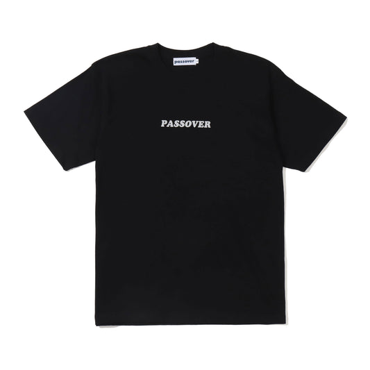 PASSOVER FRONT TEE BLACK/REFLECT