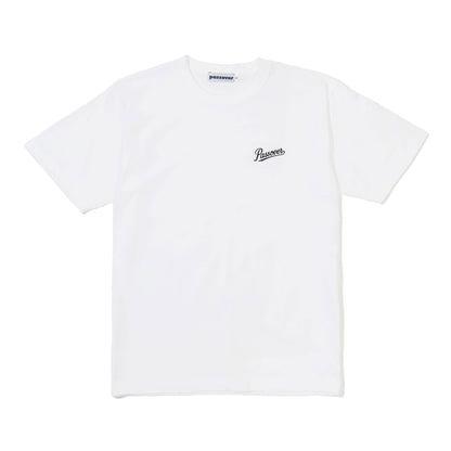 PASSOVER EMB TEE WHITE/BLACK