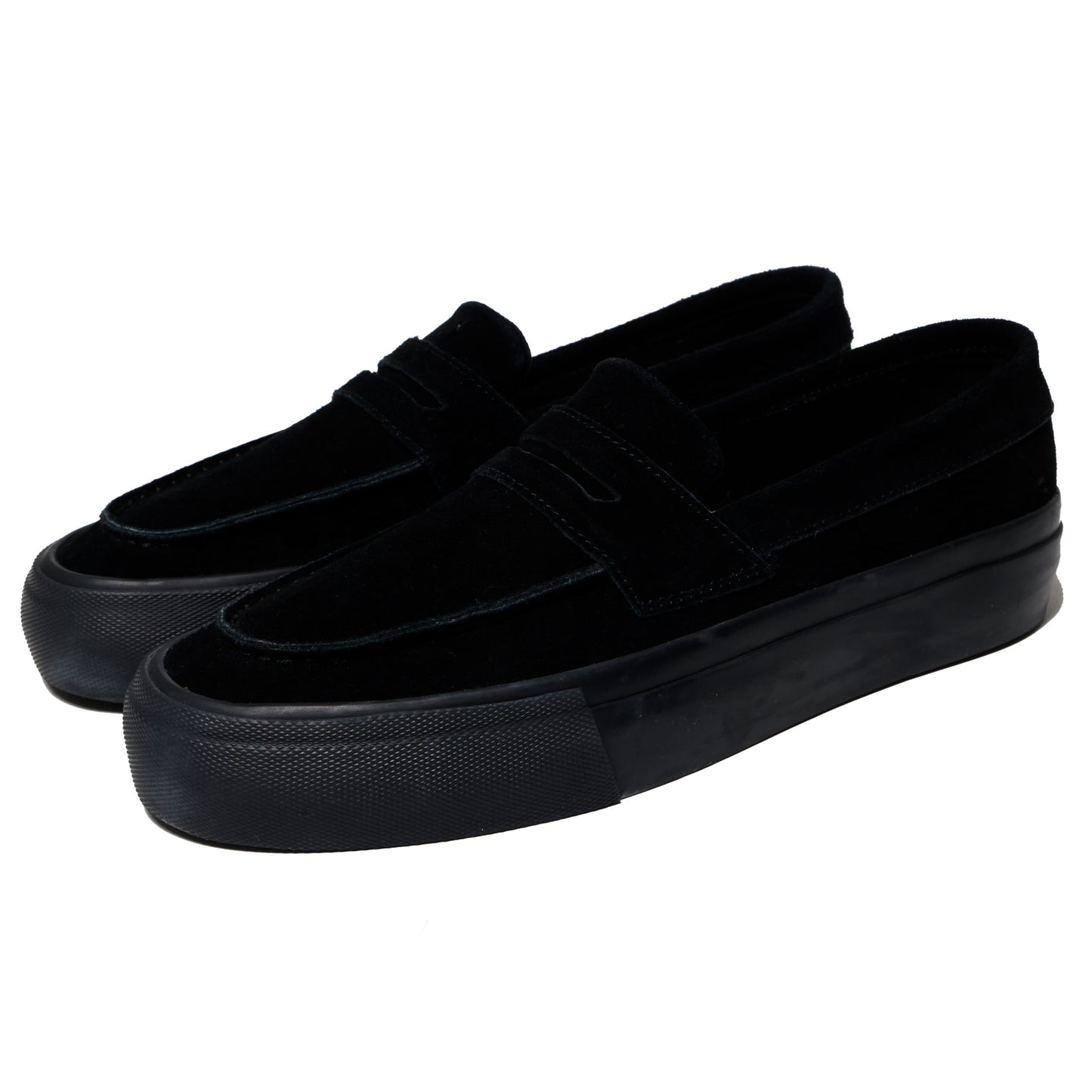 STANCLAN PENNY SUEDE BLACK MONO