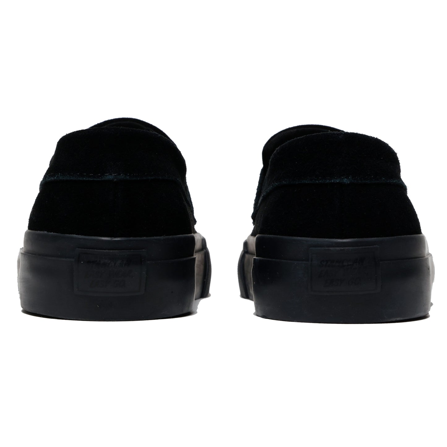 STANCLAN PENNY SUEDE BLACK MONO