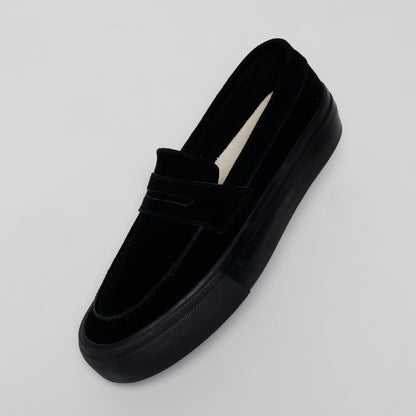 STANCLAN PENNY SUEDE BLACK MONO