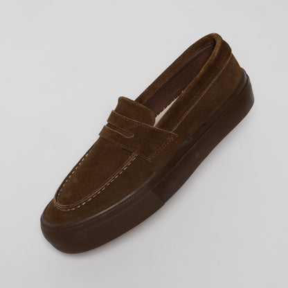 STANCLAN PENNY SUEDE BROWN MONO