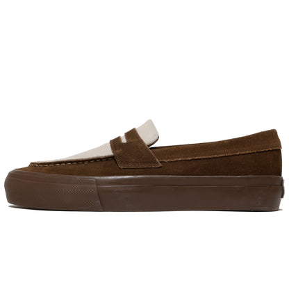STANCLAN PENNY SUEDE BROWN/OFF WHITE